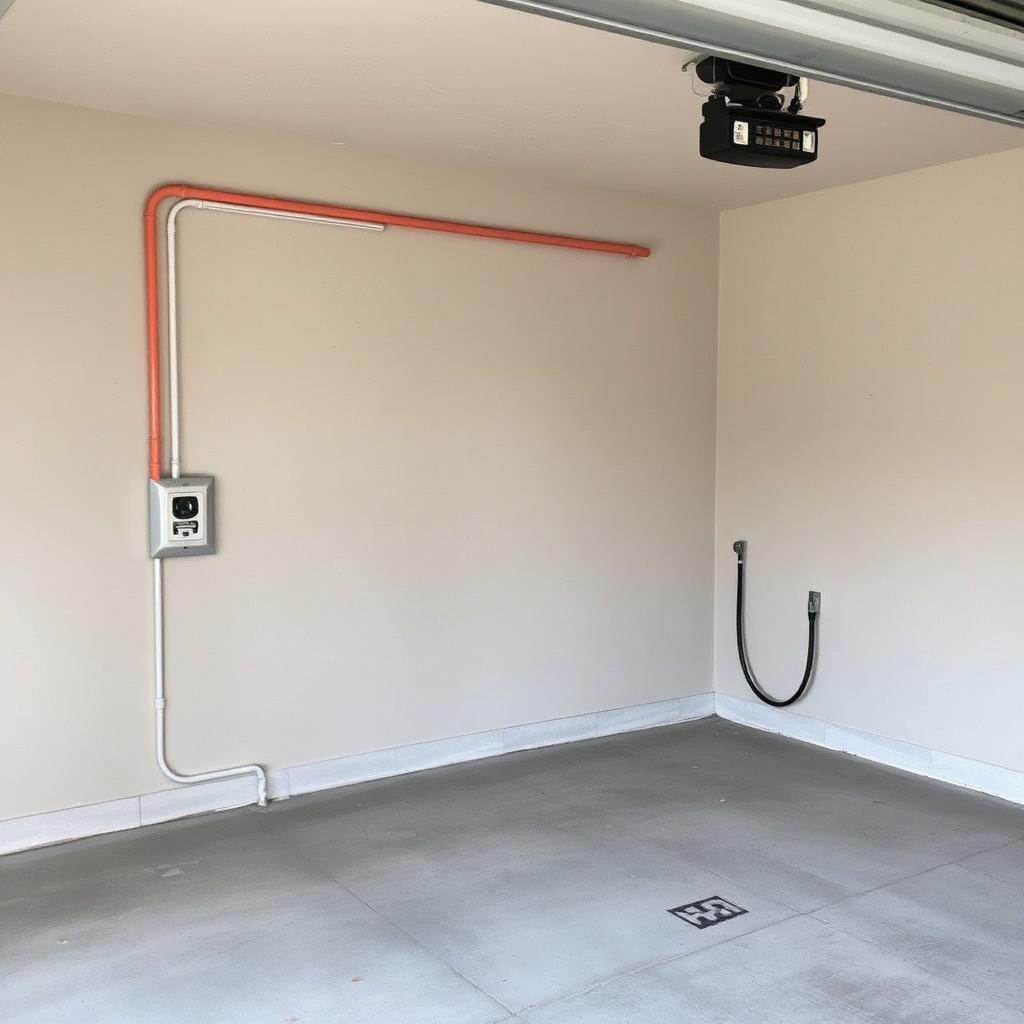 Tesla Wall Connector Install — before