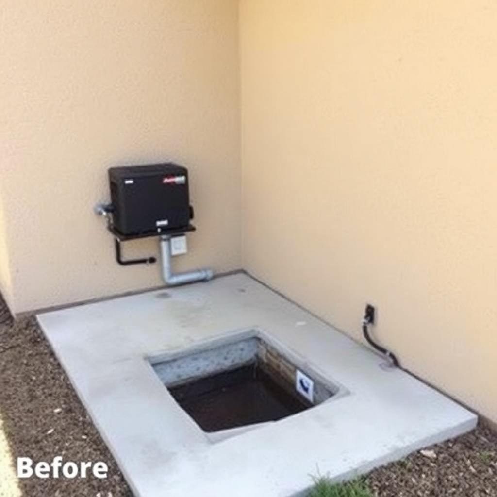 Whole-Home Standby Generator — before